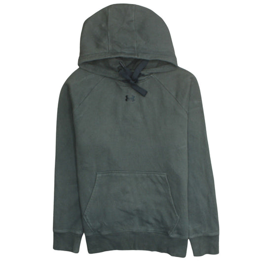 Under Armour Men's Green Pullover Hoodie Size M Relaxed Fit