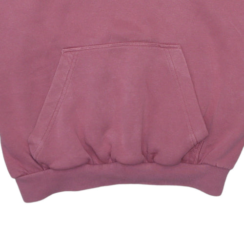 Adidas Womens Pink Pullover Hoodie XS Cotton Casual Logo Sweatshirt