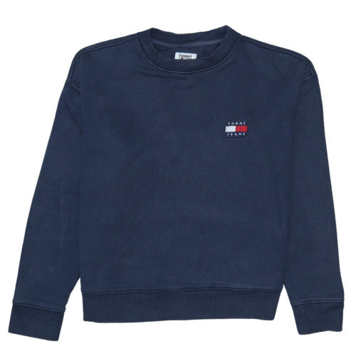 Tommy Jeans Men's Blue XS Crew Neck Pullover Sweatshirt
