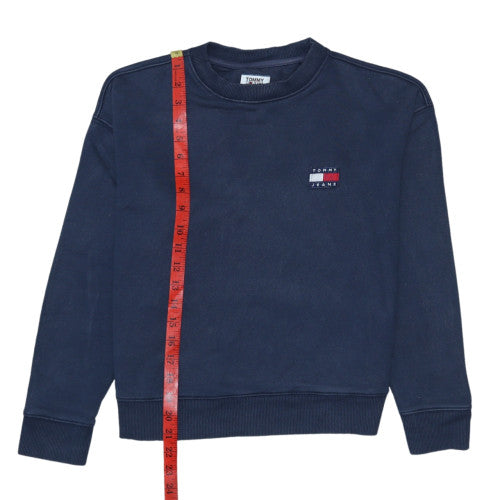 Tommy Jeans Men's Blue XS Crew Neck Pullover Sweatshirt