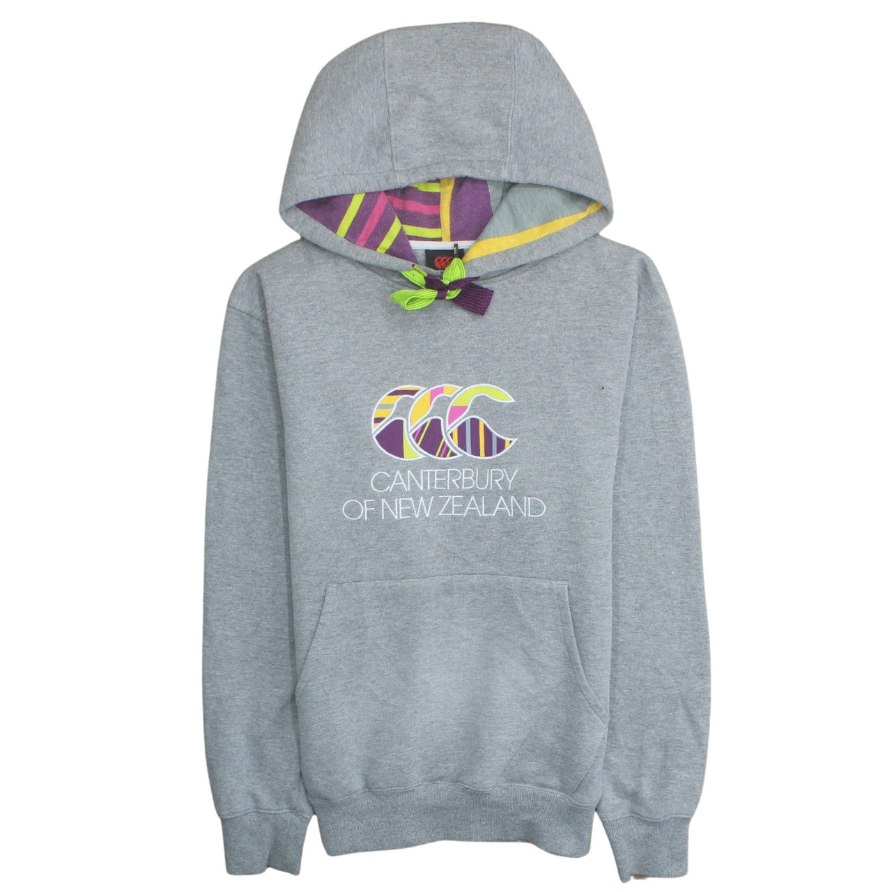 Canterbury Womens Grey Hooded Pullover Sweatshirt Size S