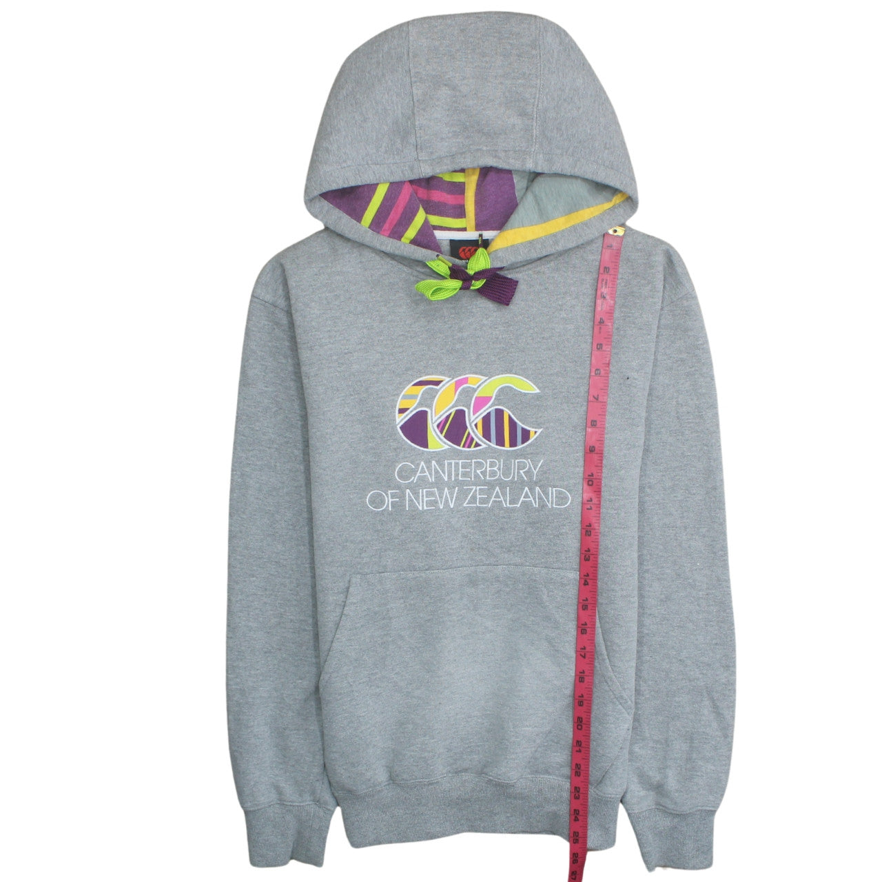 Canterbury Womens Grey Hooded Pullover Sweatshirt Size S