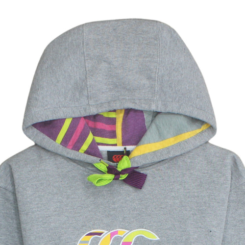 Canterbury Womens Grey Hooded Pullover Sweatshirt Size S