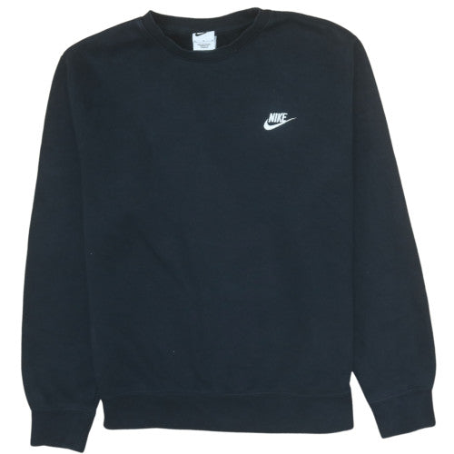 Nike Men's Black Regular Fit Crew Neck Pullover Sweatshirt M