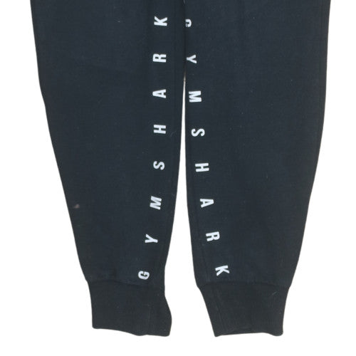 Gymshark Women's Black Jogger Trousers L Fleece Elastic Waist
