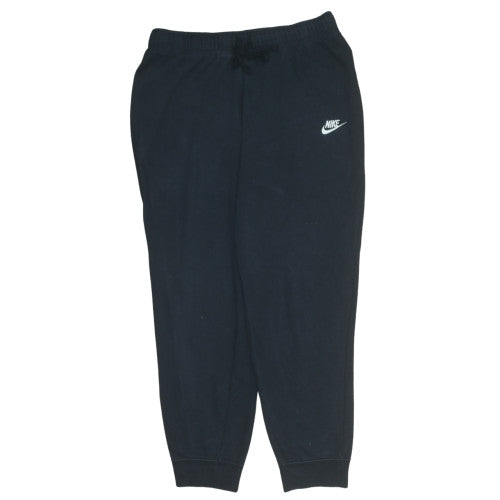 Nike Boys Black Fleece Jogger Trousers Size L Elastic Waist Casual Sports