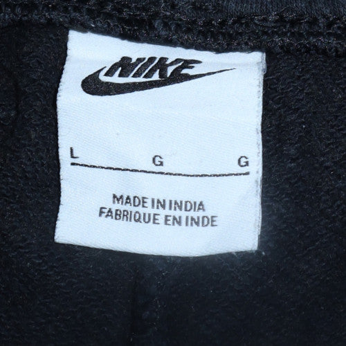 Nike Boys Black Fleece Jogger Trousers Size L Elastic Waist Casual Sports