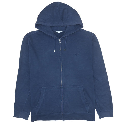 Lacoste Men's Blue Full Zip Hoodie 3XL Regular Fit Cotton Blend