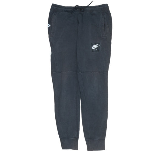 Nike Men's Black Jogger Sweatpants M Cotton Blend Fleece