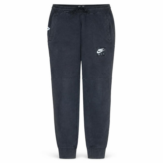 Front view of Nike Men's Black Jogger Sweatpants M Cotton Blend Fleece