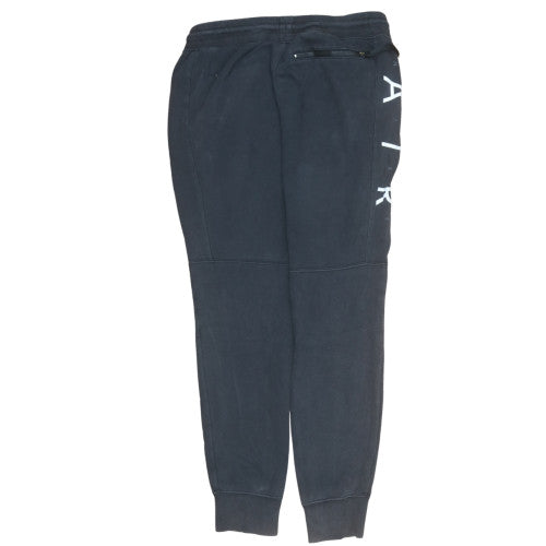 Nike Men's Black Jogger Sweatpants M Cotton Blend Fleece