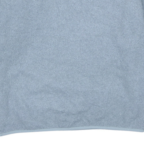 The North Face Men's Grey Fleece 1/4 Zip Pullover Sweatshirt M