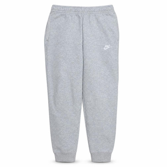 Front view of Nike Men’s Grey Small Fleece Sweatpants Joggers Elastic Waist
