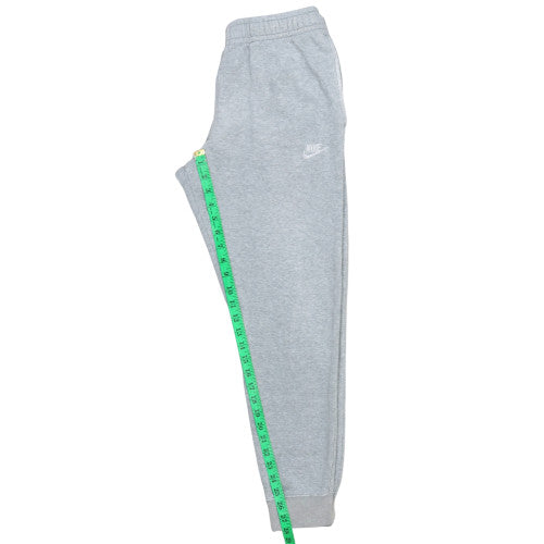 Nike Men’s Grey Small Fleece Sweatpants Joggers Elastic Waist