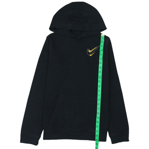 Nike Boys Black XL Pullover Hoodie Fleece Sweatshirt 158-170cm