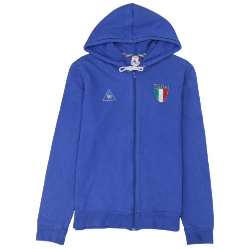 Le Coq Sportif Men's Blue Full Zip Italia Hoodie M