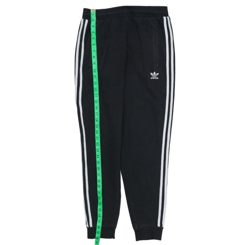 Adidas Men Black Joggers M Regular Fit Cotton Blend Sports Trousers