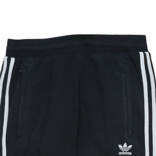 Adidas Men Black Joggers M Regular Fit Cotton Blend Sports Trousers