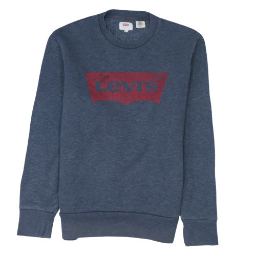 Levi's Men's Blue Crew Neck Pullover Sweatshirt Size S