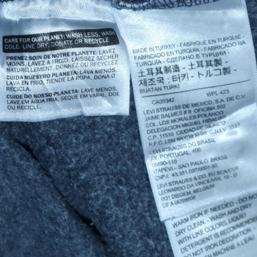 Levi's Men's Blue Crew Neck Pullover Sweatshirt Size S