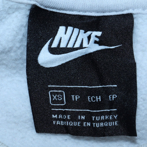 Nike Womens Beige Colourblock Crew Neck Pullover Sweatshirt XS