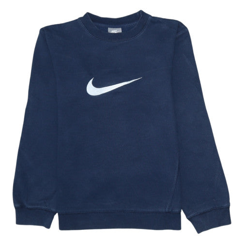 Nike Boys Blue Pullover Crew Neck Sweatshirt Size 8-10 Years