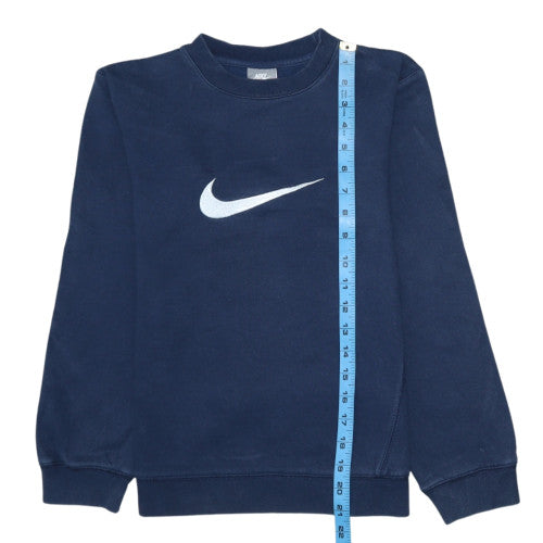 Nike Boys Blue Pullover Crew Neck Sweatshirt Size 8-10 Years