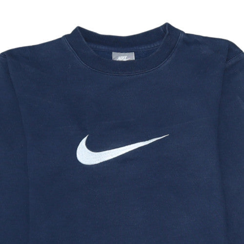 Nike Boys Blue Pullover Crew Neck Sweatshirt Size 8-10 Years