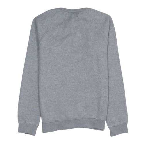 Adidas Men's Grey Logo Pullover Sweatshirt XS Crew Neck