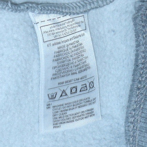 Adidas Men's Grey Logo Pullover Sweatshirt XS Crew Neck