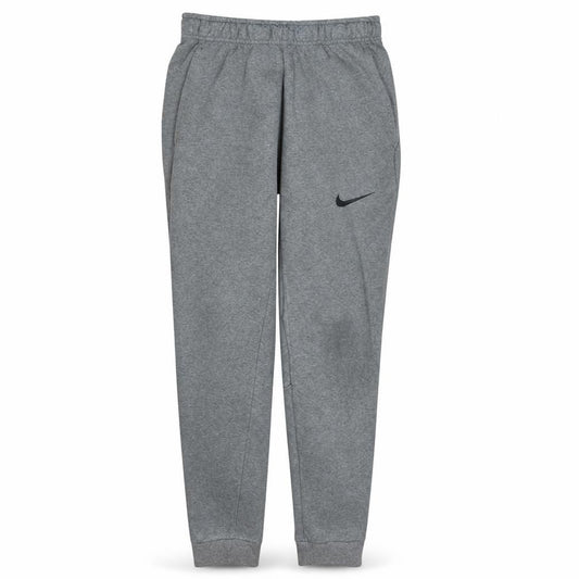 Front view of Nike Men's Grey Dri-Fit Jogger Sweatpants, size S
