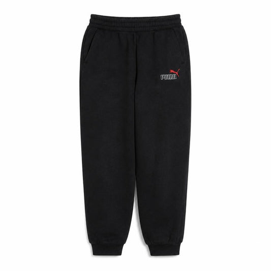 Puma Boys Black Jogger Sweatpants 13-14 Years Elastic Waist Pockets