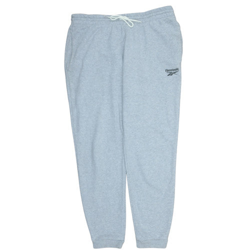 Reebok Mens Grey L Sweatpants Tapered Joggers Casual Sportswear