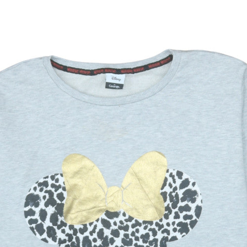 Disney at George Womens Grey Minnie Mouse Sweatshirt Size 24-26