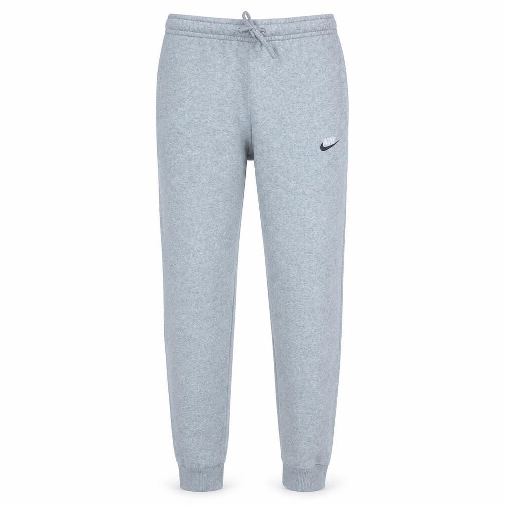 Front view of Nike Men's Grey Regular Fit Fleece Sweatpants S