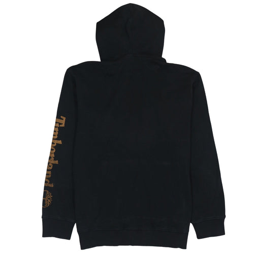 Timberland Men's Black Regular Fit Graphic Hoodie Size M