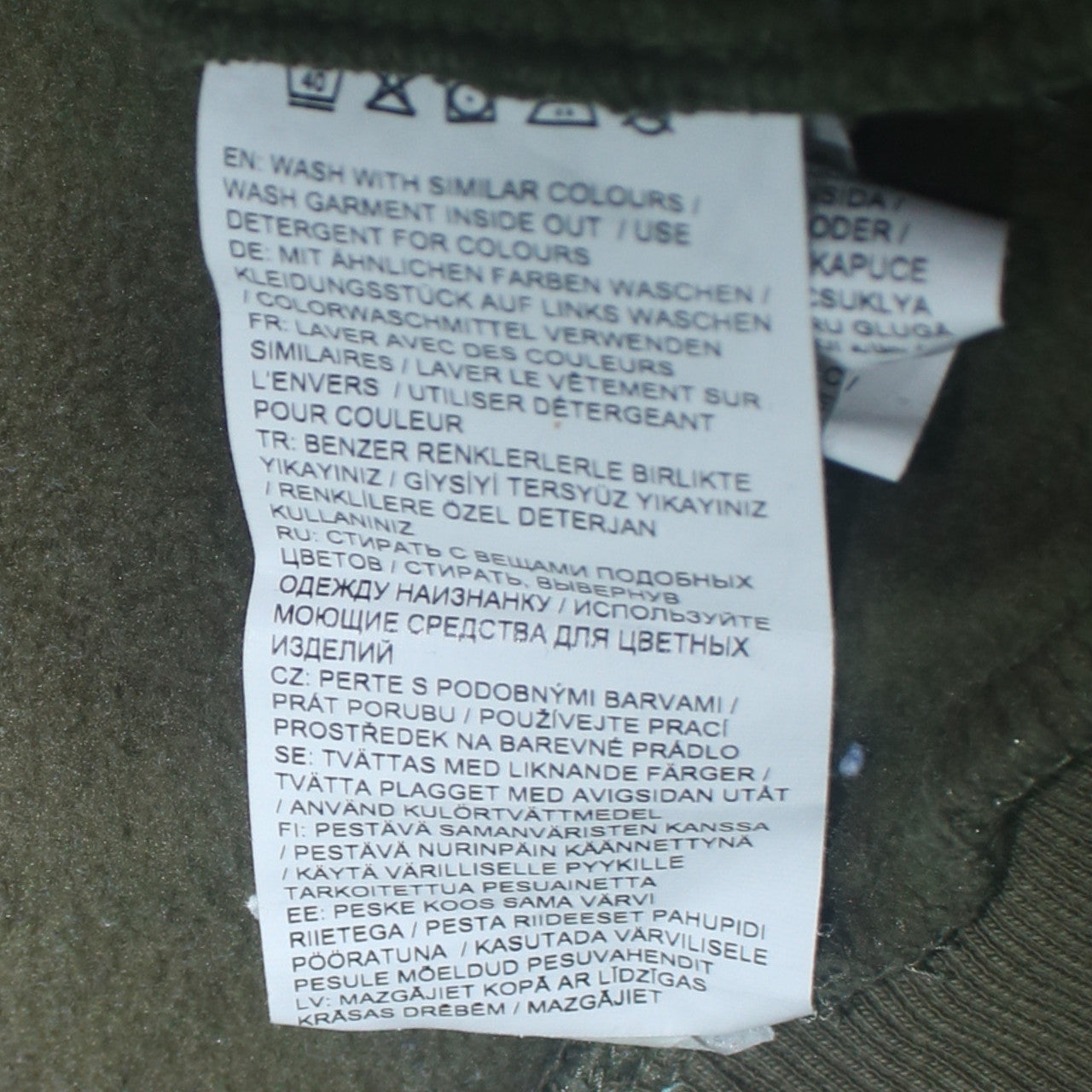 Puma Womens Green Pullover Hoodie Size 14 Logo Print Casual