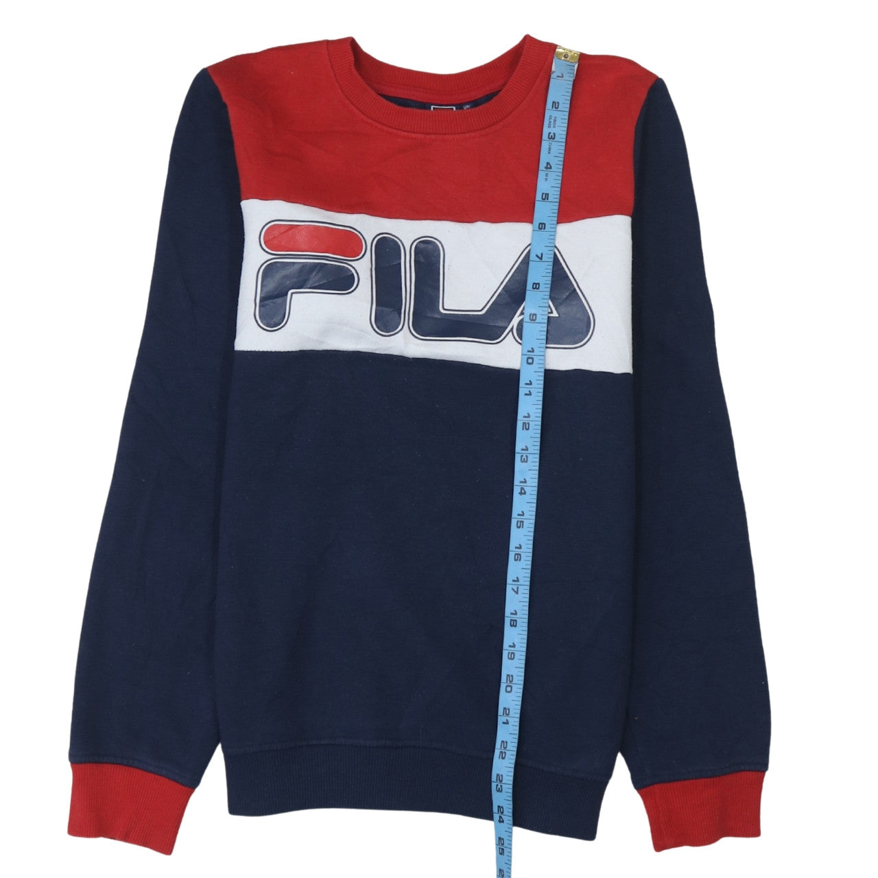 Fila Boys Multicoloured Regular Fit Crew Neck Pullover Sweatshirt 164cm