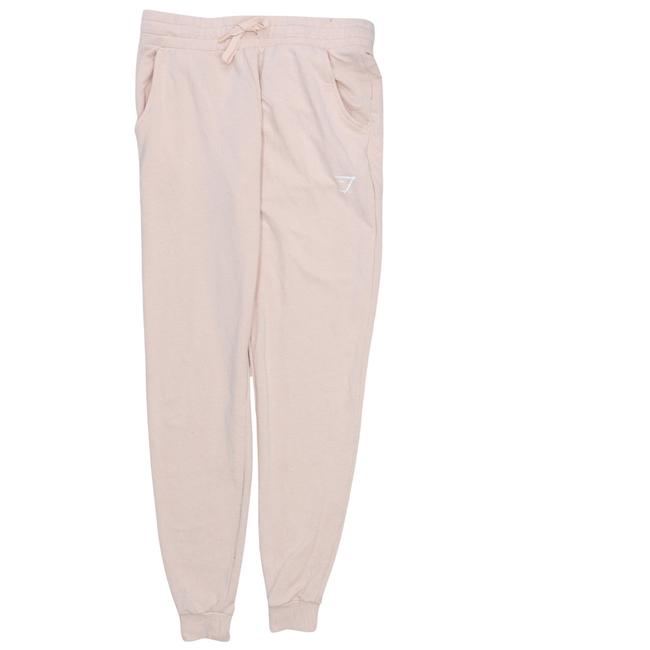 Gymshark Women Beige Jogger Trousers Size S Elastic Waist