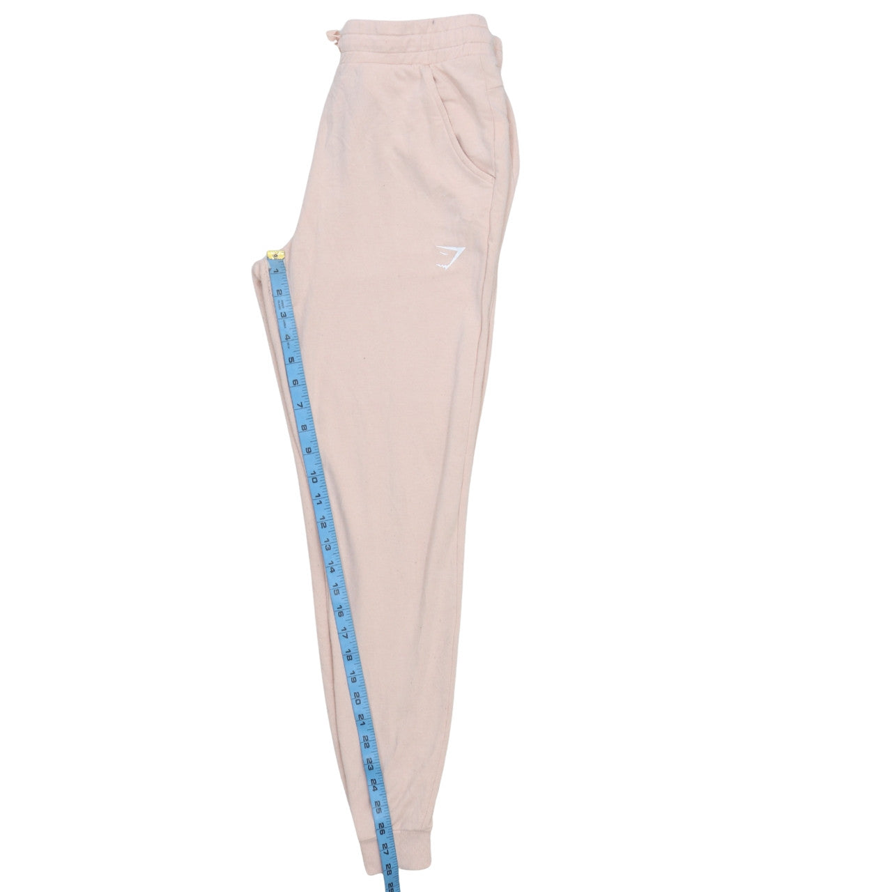 Gymshark Women Beige Jogger Trousers Size S Elastic Waist
