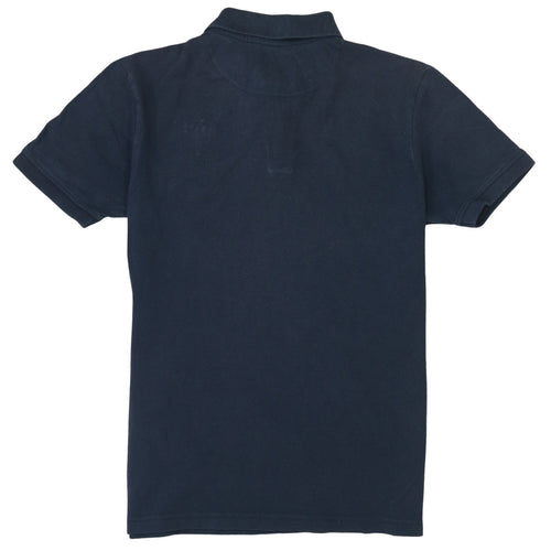 Vinson Polo Club Men's Blue Embroidered Short Sleeve Polo Shirt M