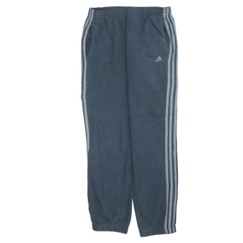 Adidas Mens Blue Jogger Sweatpants Elastic Waist Size M