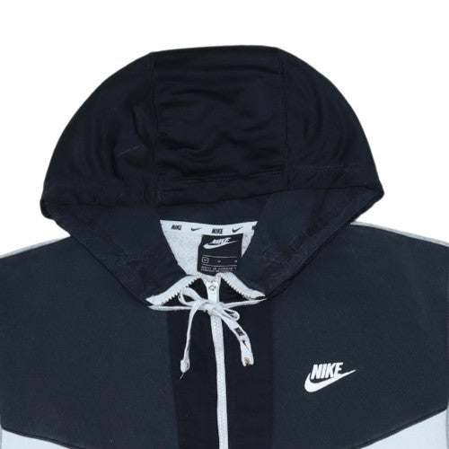Nike Men Grey Full Zip Hoodie Fleece Sweatshirt Size M