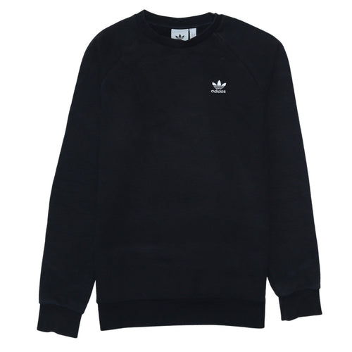 Adidas Men's Black Crew Neck Pullover Sweatshirt Size S