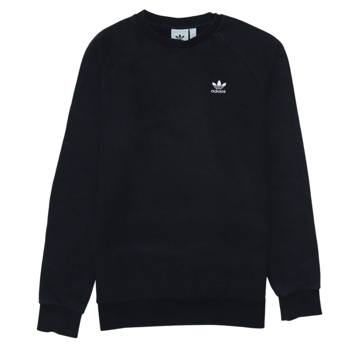 Adidas Men's Black Crew Neck Pullover Sweatshirt Size S