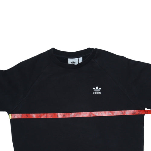 Adidas Men's Black Crew Neck Pullover Sweatshirt Size S