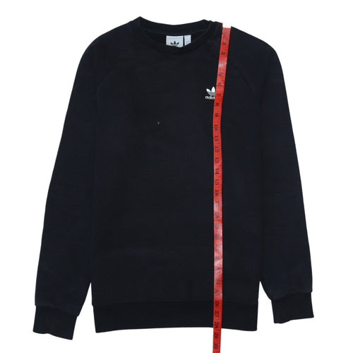 Adidas Men's Black Crew Neck Pullover Sweatshirt Size S