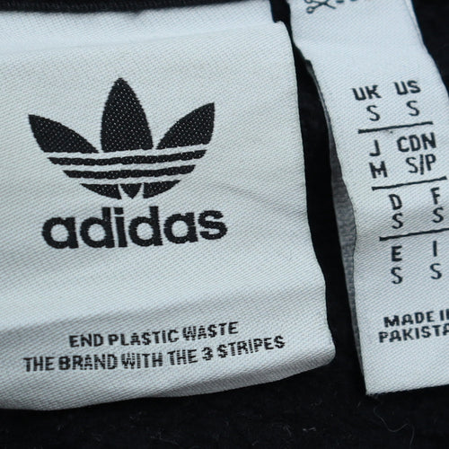 Adidas Men's Black Crew Neck Pullover Sweatshirt Size S