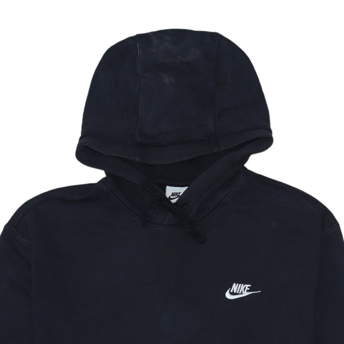Nike Men's Black Pullover Hoodie Size M Fleece Sportswear