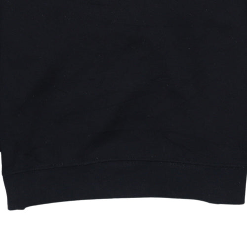 Lonsdale Men's Black Logo Pullover Sweatshirt Size M
